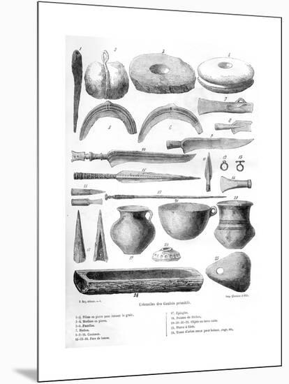 Gallic Utensils, 1882-1884-Charaire et fils-Mounted Giclee Print