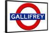 Gallifrey Subway Sign Travel Poster-null-Framed Poster