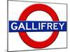 Gallifrey Subway Travel-null-Mounted Poster