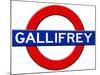 Gallifrey Subway Travel-null-Mounted Poster