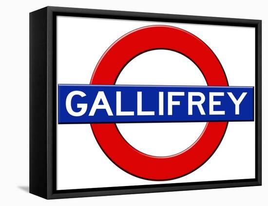 Gallifrey Subway Travel-null-Framed Stretched Canvas