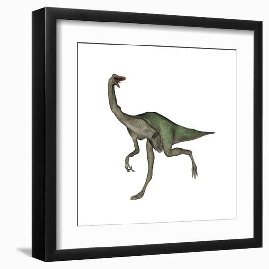 Gallimimus Dinosaur-Stocktrek Images-Framed Art Print