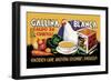 Gallina Blanca-null-Framed Art Print