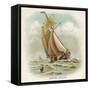 Galliot Used by Dutch Fishermen, Carrying a Full Spread of Sail-null-Framed Stretched Canvas