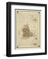 Gallipoli and Coast of Salento-Piri Reis-Framed Giclee Print