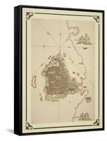 Gallipoli and Coast of Salento-Piri Reis-Framed Stretched Canvas