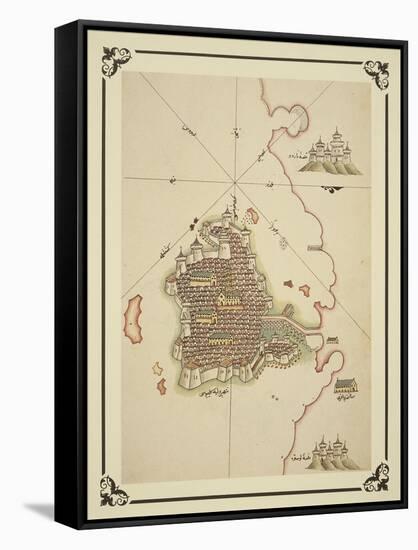 Gallipoli and Coast of Salento-Piri Reis-Framed Stretched Canvas