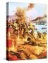 Gallipoli Invasion-Andrew Howat-Stretched Canvas