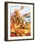 Gallipoli Invasion-Andrew Howat-Framed Giclee Print