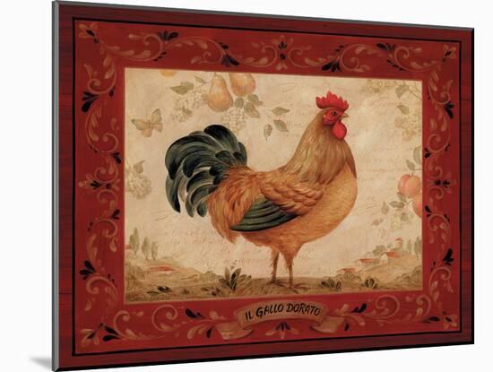 Gallo Dorato-Pamela Gladding-Mounted Art Print