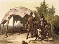 Captain Samuel Wallis being received by Queen Oberea on the Island of Tahiti, 1767 (19th century)-Gallo Gallina-Giclee Print