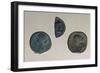 Gallo-Roman Coins with Female Profiles, Roman Coins-null-Framed Giclee Print