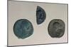 Gallo-Roman Coins with Female Profiles, Roman Coins-null-Mounted Giclee Print