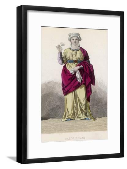 Gallo-Roman Woman-E Cazali-Framed Art Print