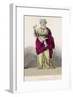 Gallo-Roman Woman-E Cazali-Framed Art Print