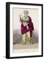 Gallo-Roman Woman-E Cazali-Framed Art Print