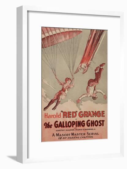 Galloping Ghost-null-Framed Art Print