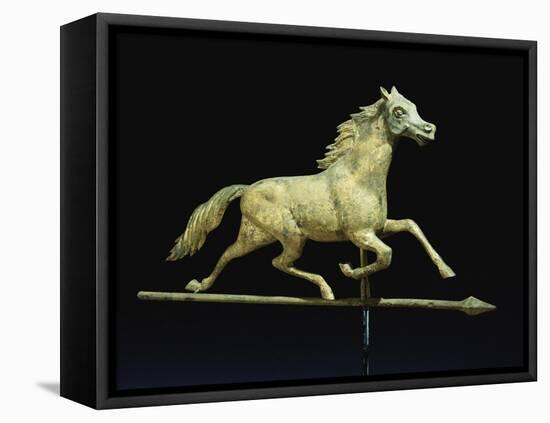 Galloping Horse Weathervane, Circa 1890-John Bachman-Framed Stretched Canvas