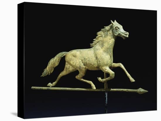 Galloping Horse Weathervane, Circa 1890-John Bachman-Stretched Canvas