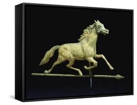 Galloping Horse Weathervane, Circa 1890-John Bachman-Framed Stretched Canvas