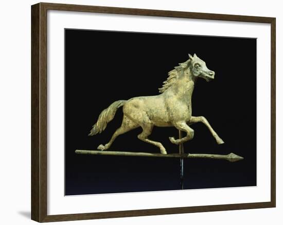 Galloping Horse Weathervane, Circa 1890-John Bachman-Framed Giclee Print