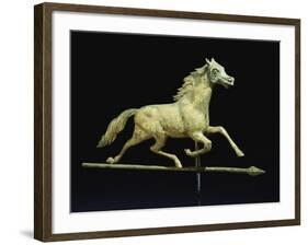 Galloping Horse Weathervane, Circa 1890-John Bachman-Framed Giclee Print