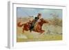 Galloping Horseman, C.1890-Frederic Sackrider Remington-Framed Premium Giclee Print