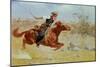 Galloping Horseman, C.1890-Frederic Sackrider Remington-Mounted Premium Giclee Print