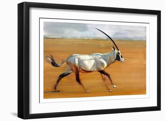 Galloping Oryx, 2010-Mark Adlington-Framed Giclee Print