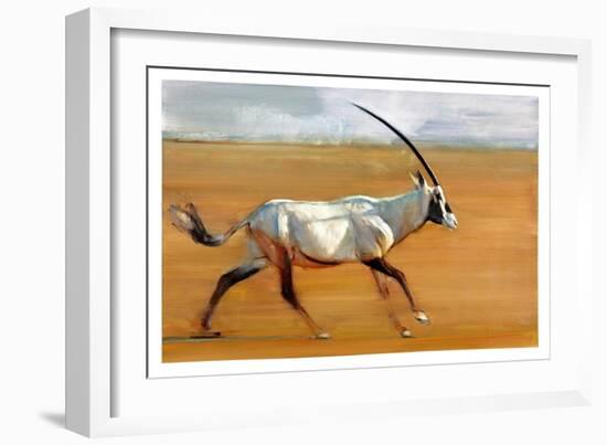 Galloping Oryx, 2010-Mark Adlington-Framed Giclee Print