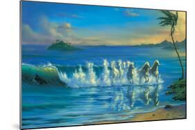 Galloping Waves-Jim Warren-Mounted Art Print