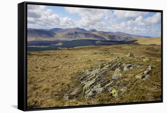 Galloway Hills from Rhinns of Kells, Dumfries and Galloway, Scotland, United Kingdom, Europe-Gary Cook-Framed Stretched Canvas