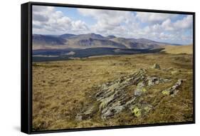 Galloway Hills from Rhinns of Kells, Dumfries and Galloway, Scotland, United Kingdom, Europe-Gary Cook-Framed Stretched Canvas