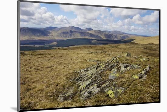 Galloway Hills from Rhinns of Kells, Dumfries and Galloway, Scotland, United Kingdom, Europe-Gary Cook-Mounted Photographic Print