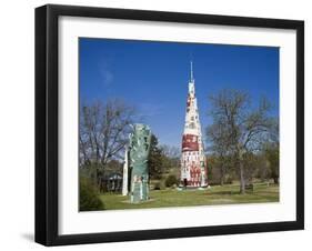 Galloway Totem Pole Park, City of Foyil, Historic Route 66, Oklahoma, USA-Richard Cummins-Framed Photographic Print