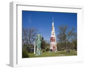 Galloway Totem Pole Park, City of Foyil, Historic Route 66, Oklahoma, USA-Richard Cummins-Framed Photographic Print