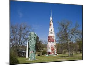 Galloway Totem Pole Park, City of Foyil, Historic Route 66, Oklahoma, USA-Richard Cummins-Mounted Photographic Print