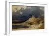 Gallows Hill under a thunderstorm (1835)-Karl Blechen-Framed Giclee Print