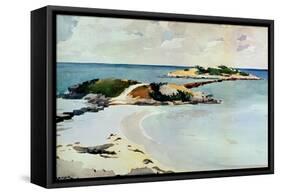 Gallows Island-Winslow Homer-Framed Stretched Canvas