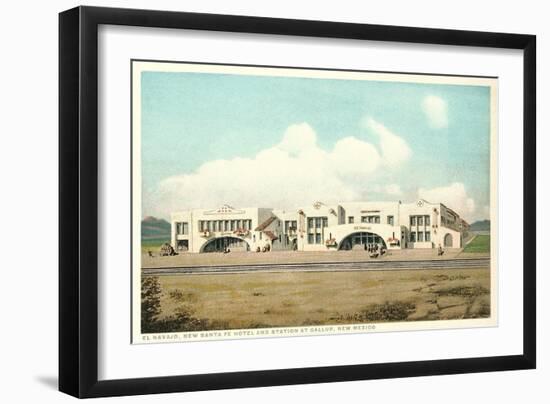 Gallup Train Station-null-Framed Art Print