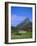 Galmisdale House and an Sgurr, Isle of Eigg, Inner Hebrides, Scotland, UK, Europe-Jean Brooks-Framed Photographic Print