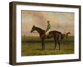 Galopin with Jockey Up, 1875-Harry Hall-Framed Giclee Print