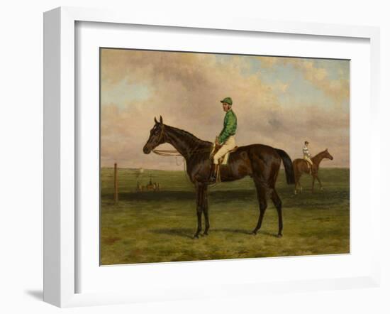 Galopin with Jockey Up, 1875-Harry Hall-Framed Giclee Print