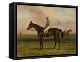 Galopin with Jockey Up, 1875-Harry Hall-Framed Stretched Canvas