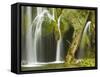 Galovac Buk Waterfalls, Upper Lakes, Plitvice Lakes National Park, Croatia, October 2008-Biancarelli-Framed Stretched Canvas