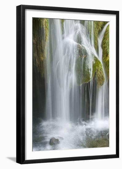 Galovacki Buk Waterfalls, Upper Lakes, Plitvice Lakes Np Croatia, October 2008-Biancarelli-Framed Premium Photographic Print