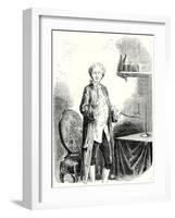 Galvani Causes Contractions in a Frog with a Metal Bow-null-Framed Giclee Print