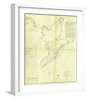 Galveston Bay, Texas, c.1852-null-Framed Art Print