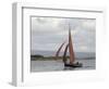 Galway Hookers at Roundstone Regatta, Connemara, County Galway, Connacht, Republic of Ireland-Gary Cook-Framed Photographic Print