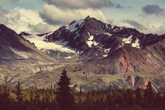 Landscapes on Denali Highway.Alaska. Instagram Filter.-Galyna Andrushko-Laminated Photographic Print
